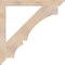 Ekena Millwork Balboa Traditional Smooth Bracket, Douglas Fir, 3 1/2"W x 42"D x 42"H BKT04X42X42BOA01SDF - alternate 2